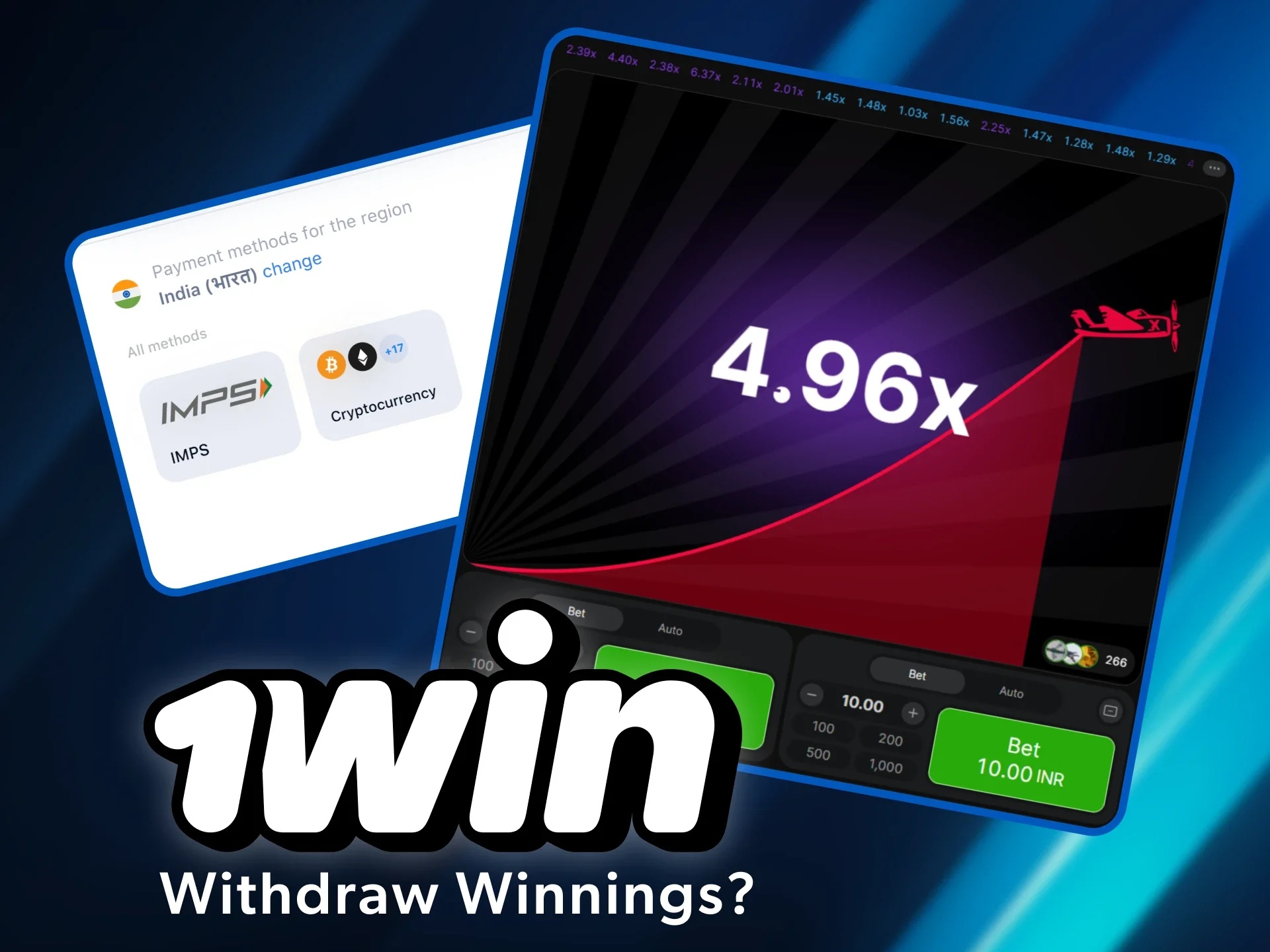 You can withdraw money the same way you've deposited it.