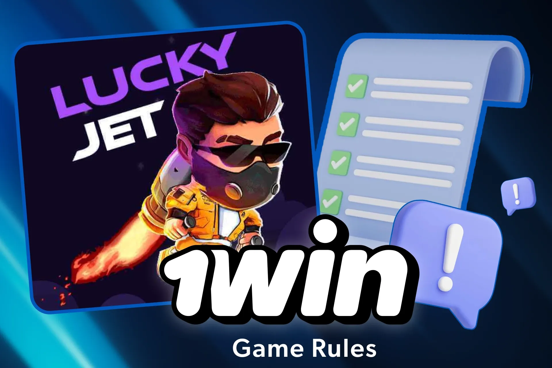 Follow these rules while playing Lucky Jet.